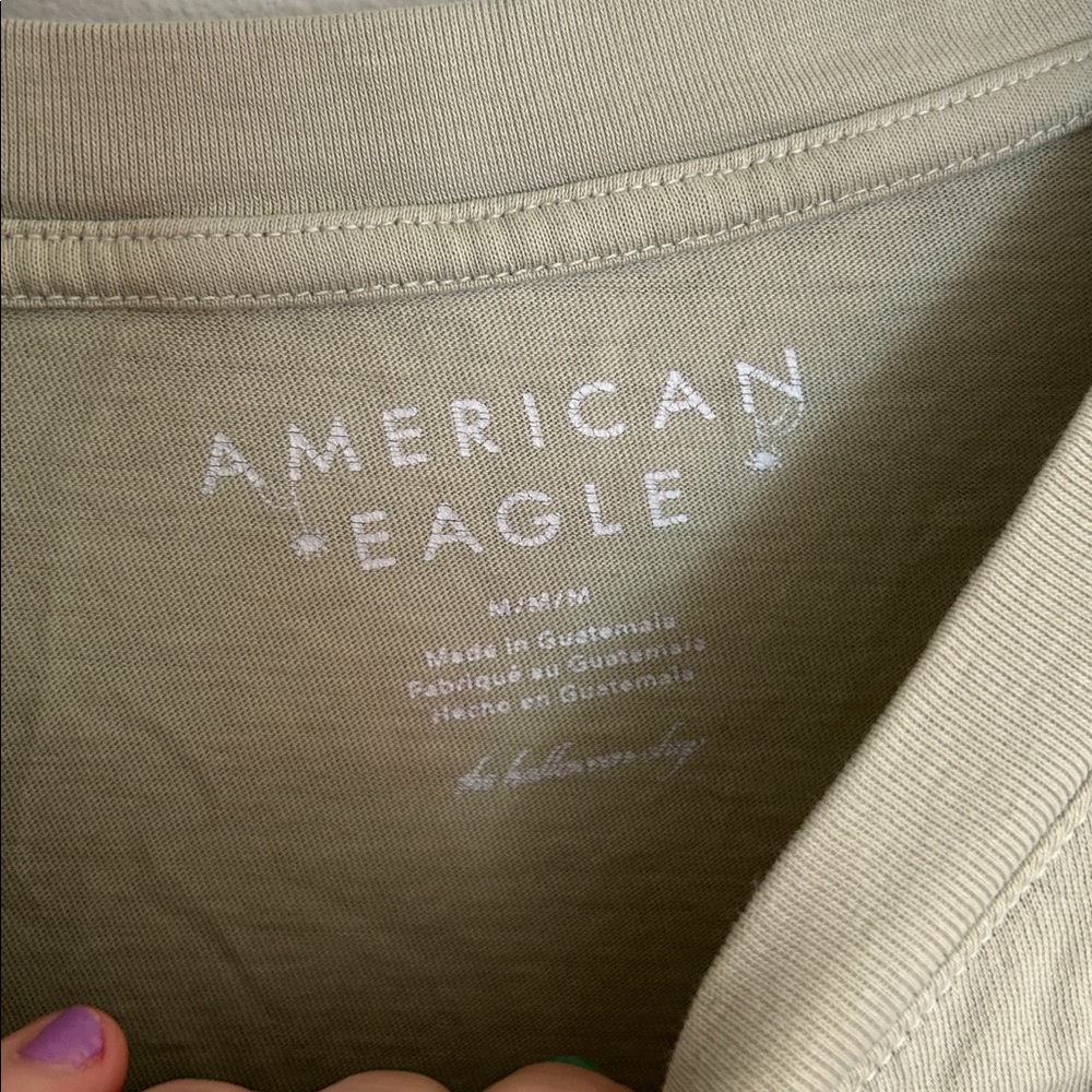 American Eagle Outfitters UFO Skeleton Graphic Tee - Picture 2 of 3